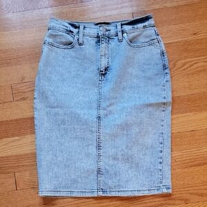 Banana Republic Light Blue Denim Pencil Skirt